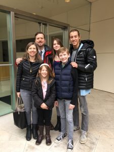 My family with Rubén, a foreign exchange student from Spain (the tall one on the far right) We hosted him for about 3 days and grew very close.